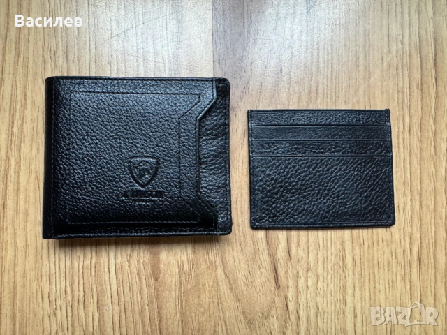 J. Wilson мъжки портфейл портмоне естествена кожа плюс подарък кейс за документи и карти внос Англия, снимка 10 - Портфейли, портмонета - 47245277