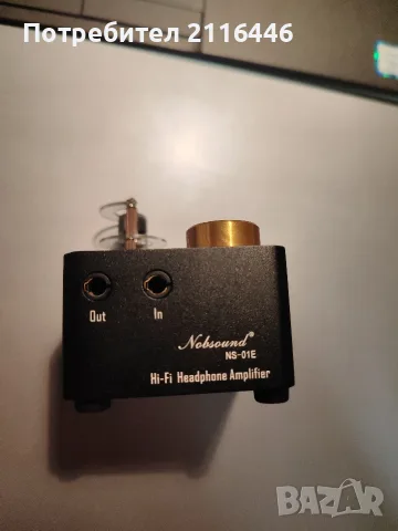 Nobsound NS-01E Mini Tube Hi-Fi – НОВ лампов усилвател за слушалки, пълен комплект, снимка 2 - Ресийвъри, усилватели, смесителни пултове - 55892406