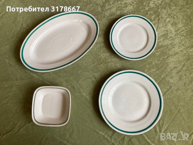Порцеланова чиния, снимка 4 - Чинии - 40424950