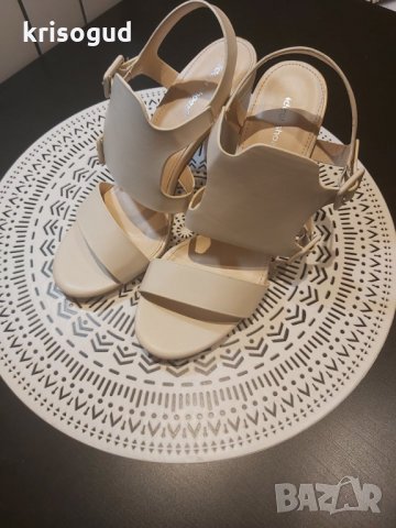 Елегантни дамски токчета сандали Ideal Shoes, 40 номер, НОВИ, снимка 1 - Дамски обувки на ток - 35231216