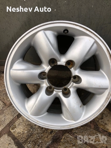 4бр. Алуминиеви джанти от Nissan terrano 2 - 16 цола., снимка 2 - Гуми и джанти - 52597609