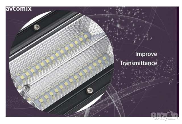 СУПЕР МОЩЕН Led Bar извит 105 См 696W 7D 12V 24V, снимка 2 - Аксесоари и консумативи - 52454535