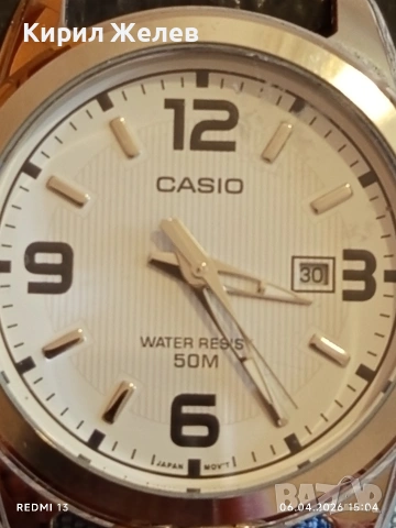 Класически модел мъжки часовник CASIO работи перфектно състояние 54472, снимка 3 - Мъжки - 54109975