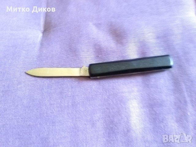 Малко джобно ножче Миков от Соца-70-те години Чехословакия-60х46мм, снимка 8 - Ножове - 33742880