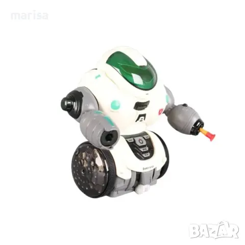 Танцуващ робот с пара, 3D светлини и оръжие 200795130, снимка 8 - Музикални играчки - 48051570