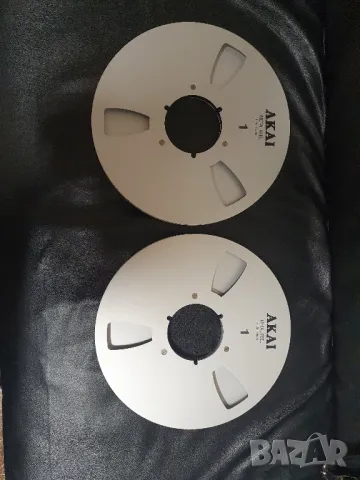 26,5см 10,5" метални магнетофонни ролки Akai В много добро състояние са ролките. Двете за 180лв., снимка 2 - Декове - 50056383