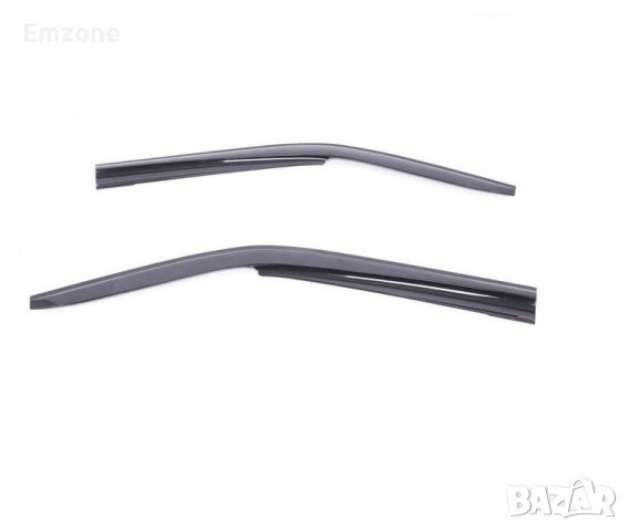 Ветробрани Черни Външни за Рено Renault Master 2010 - 2020 Предни Комплект 2 броя, снимка 2 - Аксесоари и консумативи - 40575198