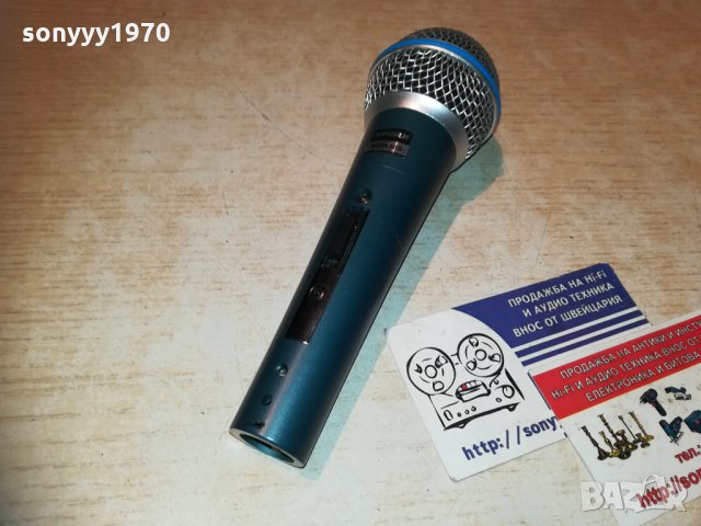 shure beta sm58s-profi-внос швеицария 2111201939, снимка 3 - Микрофони - 30867101