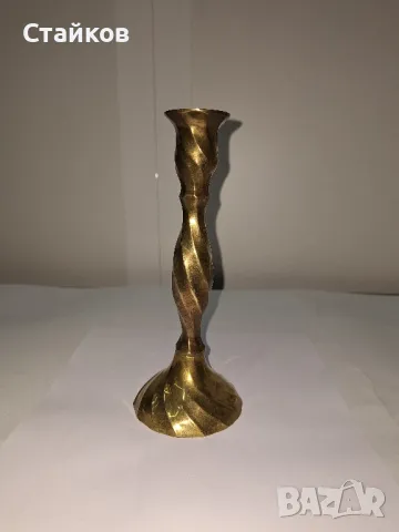 Антика месингов свещник