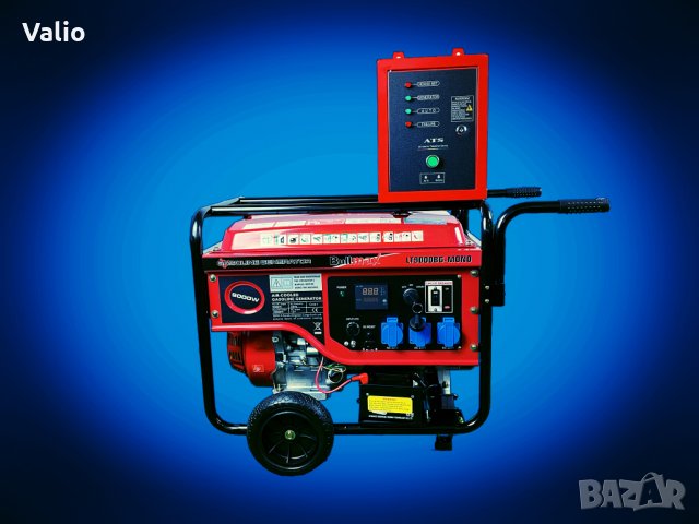 Бензинов генератор за монофазен и трифазен ток 7.5Kw, снимка 1 - Генератори - 31842905
