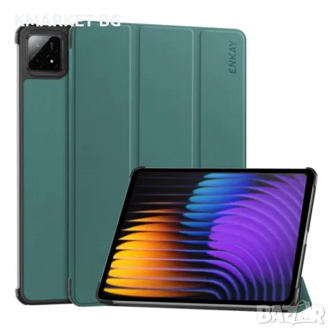 Xiaomi Pad 7 / 7 Pro ENKAY Кожен Калъф и Протектор, снимка 2 - Калъфи, кейсове - 48598626