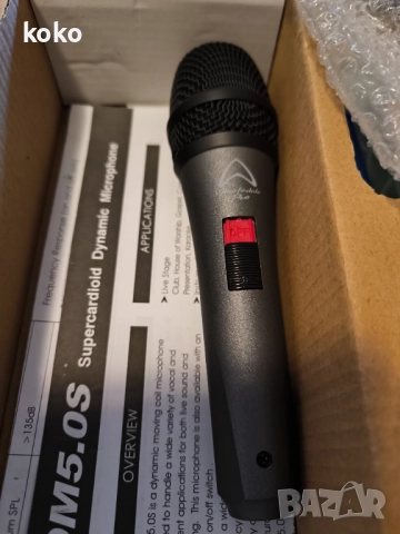 Микрофон професионален Wharfedale , снимка 3 - Микрофони - 52279031