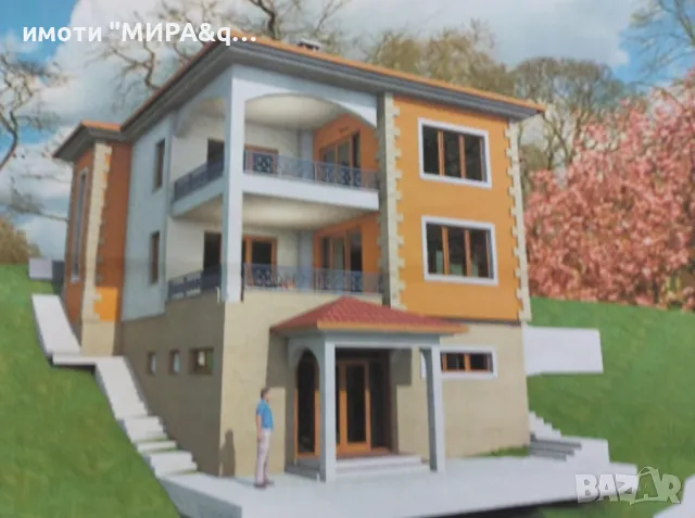 парцел с проект за двуетажна къща – с. Минерални бани, обл. Хасково, снимка 3 - Парцели - 49918518