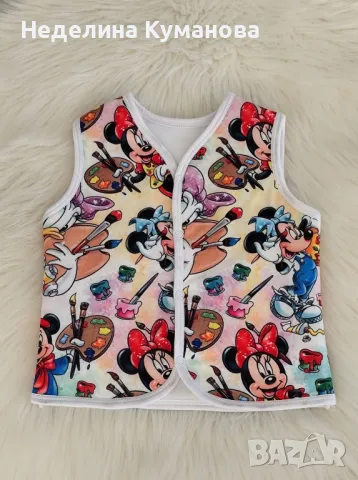 ✨️ Ушиване на детско елече с десени на любими герои, снимка 3 - Детски якета и елеци - 48819389