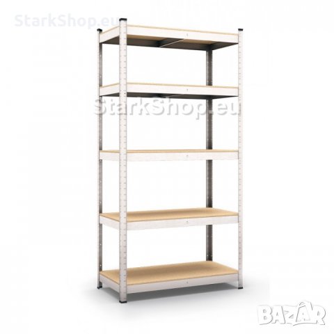 Метален стелаж с безболтов монтаж – 180х90х30см