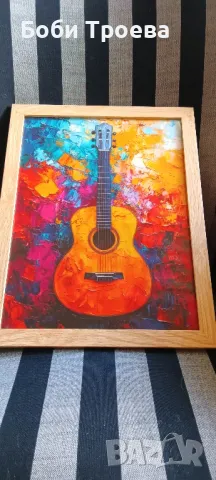 Модерен Креативен Музикален Дизайн С Дъга,, снимка 4 - Картини - 50304168