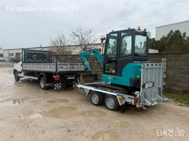 🚜 МИНИ БАГЕР + САМОСВАЛ 3.5 Т – СВОБОДНИ ЧАСОВЕ! 🔥, снимка 3 - Транспортни услуги - 52943573