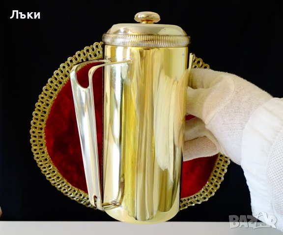 Бронзова кана,чайник 19 см.,греяна ракия. , снимка 3 - Аксесоари за кухня - 36597587