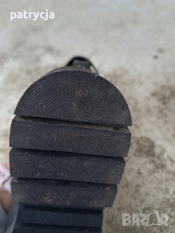 Carinii дамски кожени обувки черни 39, снимка 6 - Дамски ботуши - 52148063