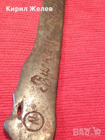 W ВУЛКАНЪ ВАРНА Стар ФИГУРАЛЕН НОЖ за ПИСМА от ЦАРСКО ВРЕМЕ Фабрика ВУЛКАН Легирана СТОМАНА 30162 , снимка 18 - Антикварни и старинни предмети - 37983665