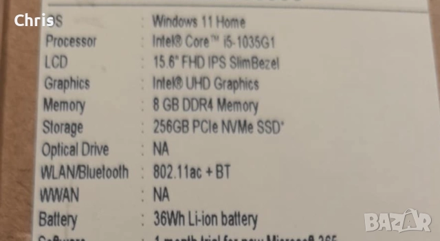 Notebook Acer aspire 3 A315 56 , снимка 1