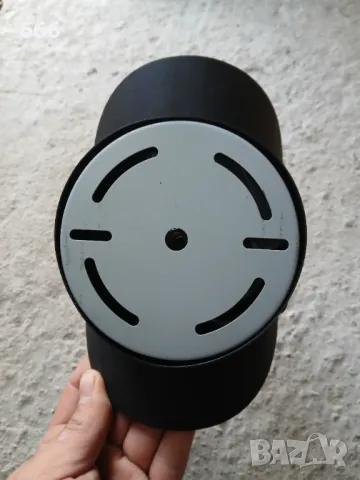 МЕТАЛЕН АПЛИК ЧЕРНО И ЗЛАТНО, снимка 8 - Лампи за стена - 49351324