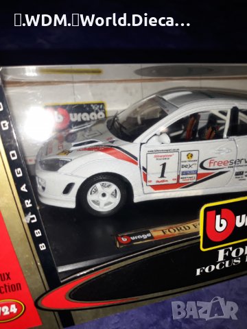 Ford Focus 1.24 Burago Made in Italy, снимка 3 - Колекции - 37377595