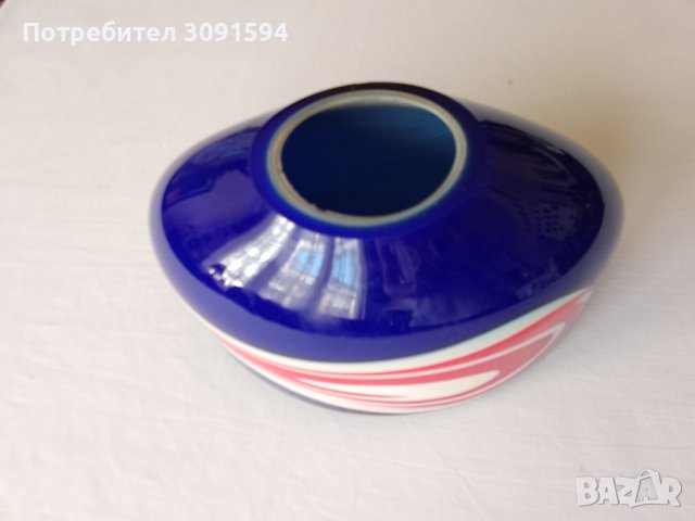   Ваза многоцветно двупластово стъкло   стъкло , снимка 9 - Други ценни предмети - 42027686