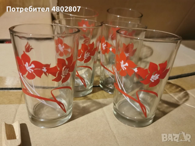 Чаши различни, по 6 броя от вид, снимка 3 - Чаши - 54256778