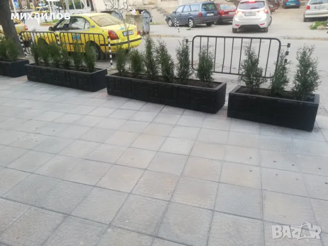 Бетонни саксии, снимка 2 - Саксии и кашпи - 49210221