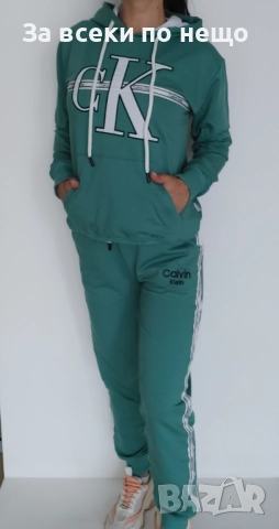 Calvin Klein Дамски Спортен Комплект С Бродирано Лого🔝Дамски Спортен Екип - 6 Цвята Код VL-154, снимка 7 - Спортни екипи - 51633512