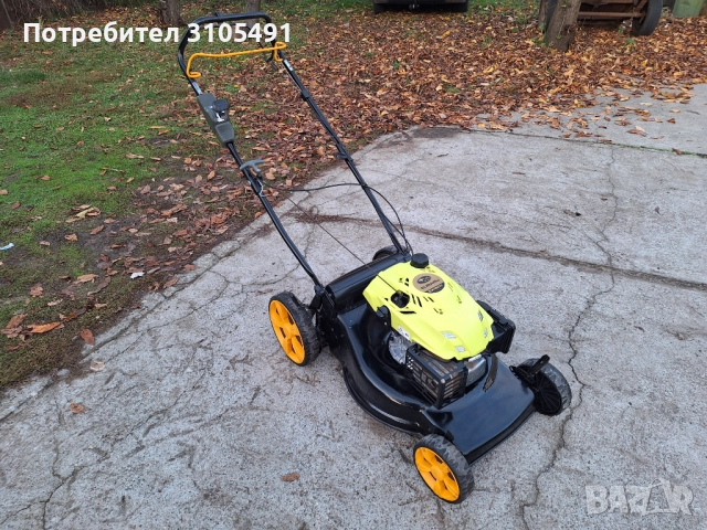 Косачка Husqvarna Subaru 5.5 к.с. 51см нож мулчираща големи гуми, снимка 3 - Градинска техника - 52238948