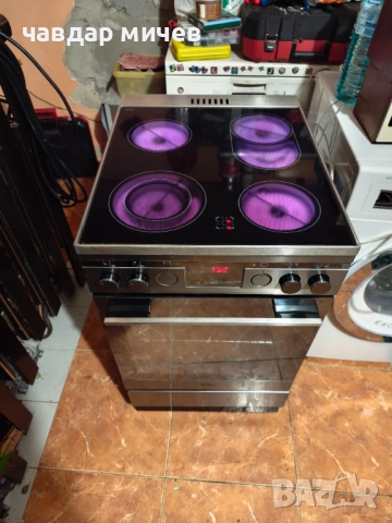 Свободно стояща печка Amica , снимка 3 - Печки, фурни - 52874471