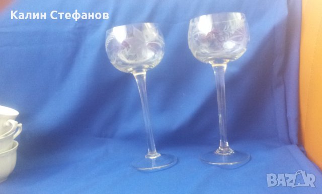 Нови кристални гравирани сватбени чаши, снимка 5 - Други - 30471838