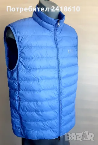 Emporio Armani EA7 Down Vest Mens Size L / XL НОВО!  ОРИГИНАЛ Мъжки Пухен Елек!, снимка 6 - Якета - 55741534