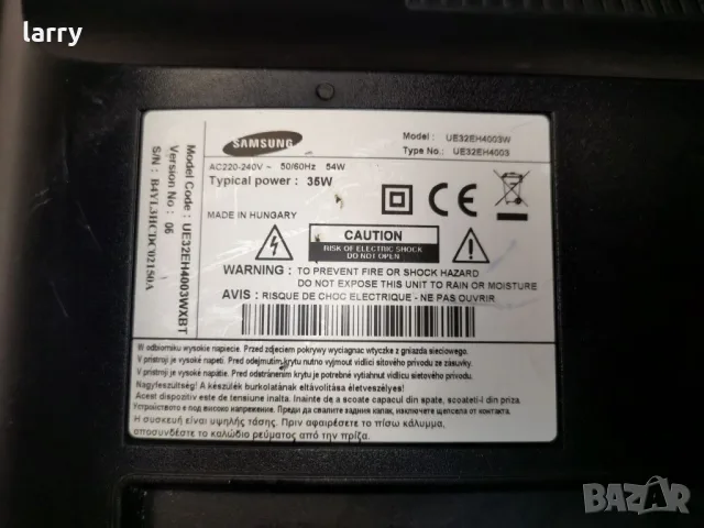 Телевизор Samsung UE32EH4003 на части