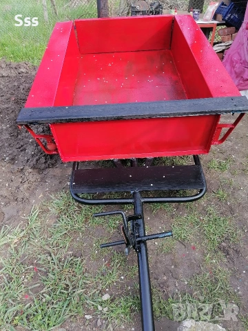 Ремарке за мотофреза със спирачки , снимка 4 - Ремаркета - 54018881