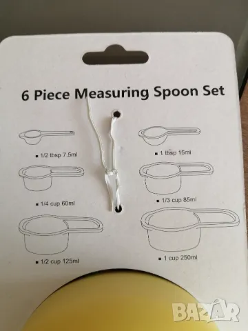 Комплект мерителни лъжици за готвене, снимка 4 - Прибори за хранене, готвене и сервиране - 47865658