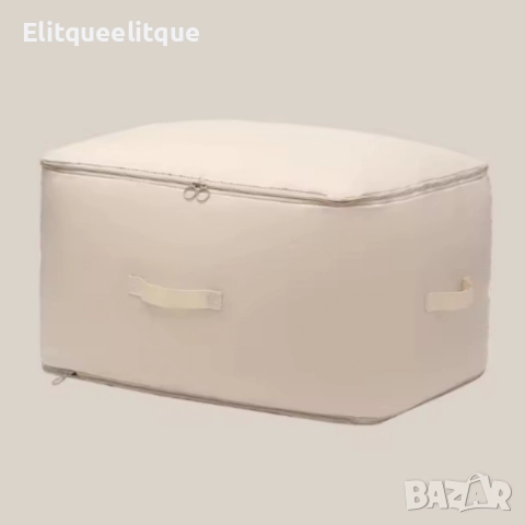 Компресионна чанта с цип за съхранение на обемни текстили Compressed Cotton Quilt Bag , снимка 4 - Други стоки за дома - 52375803