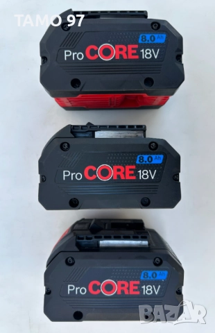 BOSCH GBA 18V 8.0Ah - Акумулаторна батерия 18V 8.0Ah 11.2024г, снимка 2 - Други инструменти - 52968115