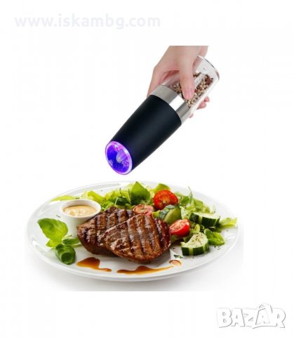 МЕЛНИЧКА ЗА ПИПЕР С АВТОМАТИЧНО ВКЛЮЧВАНЕ ПРИ НАКЛАНЯНЕ - код 2527, снимка 2 - Аксесоари за кухня - 33937159