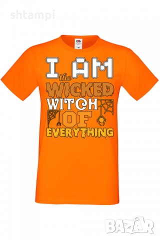 Мъжка тениска I'm The Wicked Witch Of Everything 3,Halloween,Хелоуин,Празник,Забавление,Изненада,, снимка 9 - Тениски - 38130368