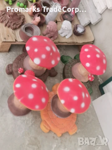 Декоративна гъбка от вибробетон, снимка 2 - Декорация за дома - 51424155