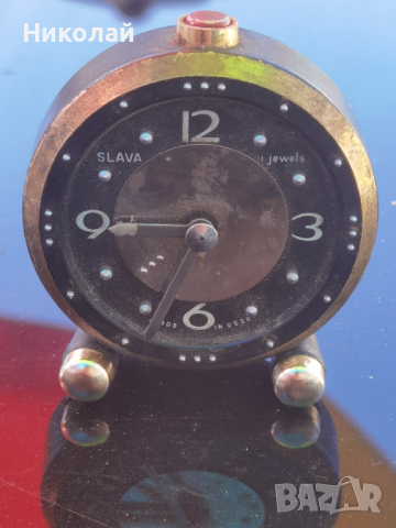 Будилник настолен часовник Слава за незрящи слепи, снимка 2 - Антикварни и старинни предмети - 44921038