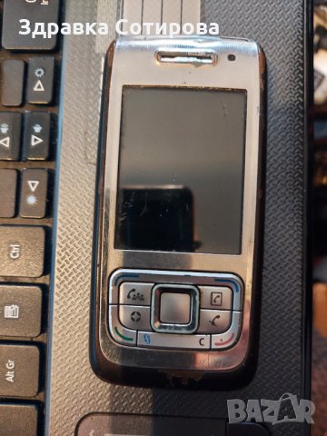 GSM Нокия слайдър Nokia E65-1 за ценители, метална, с WiFi - интернет! Цена 65лв. , снимка 2 - Nokia - 31678046