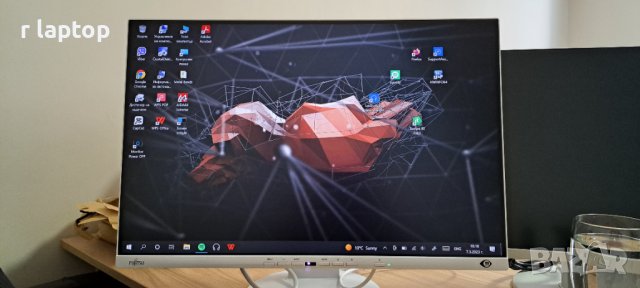 НОВО монитор fujitsu P2410 WE 24.1" IPS 16:10 audio usb type c VESA , снимка 7 - Монитори - 40118927