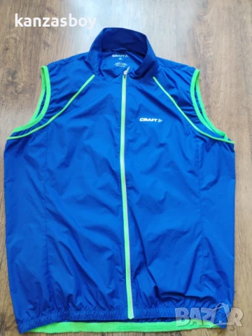 Craft Active Run Vest - мъжки елек-ветровка ХЛ , снимка 6 - Спортни дрехи, екипи - 51171719