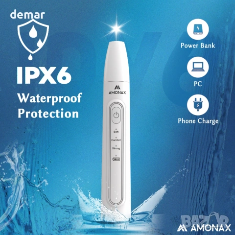 Ултразвуков уред за премахване на плака – инструмент за почистване на зъби и ретейнери у дома, снимка 7 - Други - 53054410