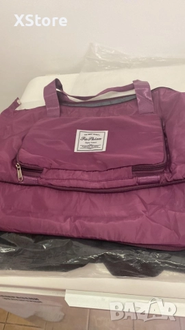 Чанта с уголемяващо се дъно с цип - 100% непромокаема материя. Различни цветове , снимка 17 - Чанти - 52585584