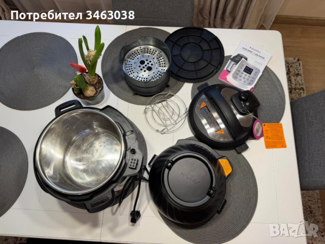 Комбиниран уред Instant Pot DUO CRISP + AIR FRYER 5,7 л. в гаранция